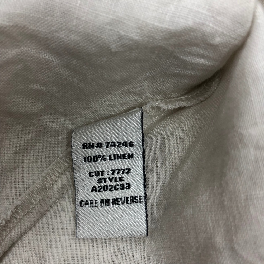 Max Studio Basic Linen Tank Medium - Picture 6 of 7